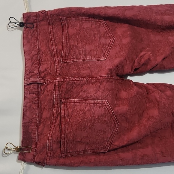 Free People Jacquard Textured Skinny Jeans - Picture 5 of 7